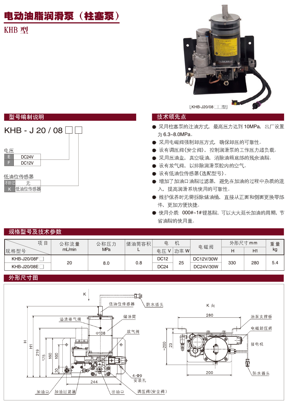 電動(dòng)油脂潤滑泵(柱塞泵)KHB-J20、08型參數(shù).jpg