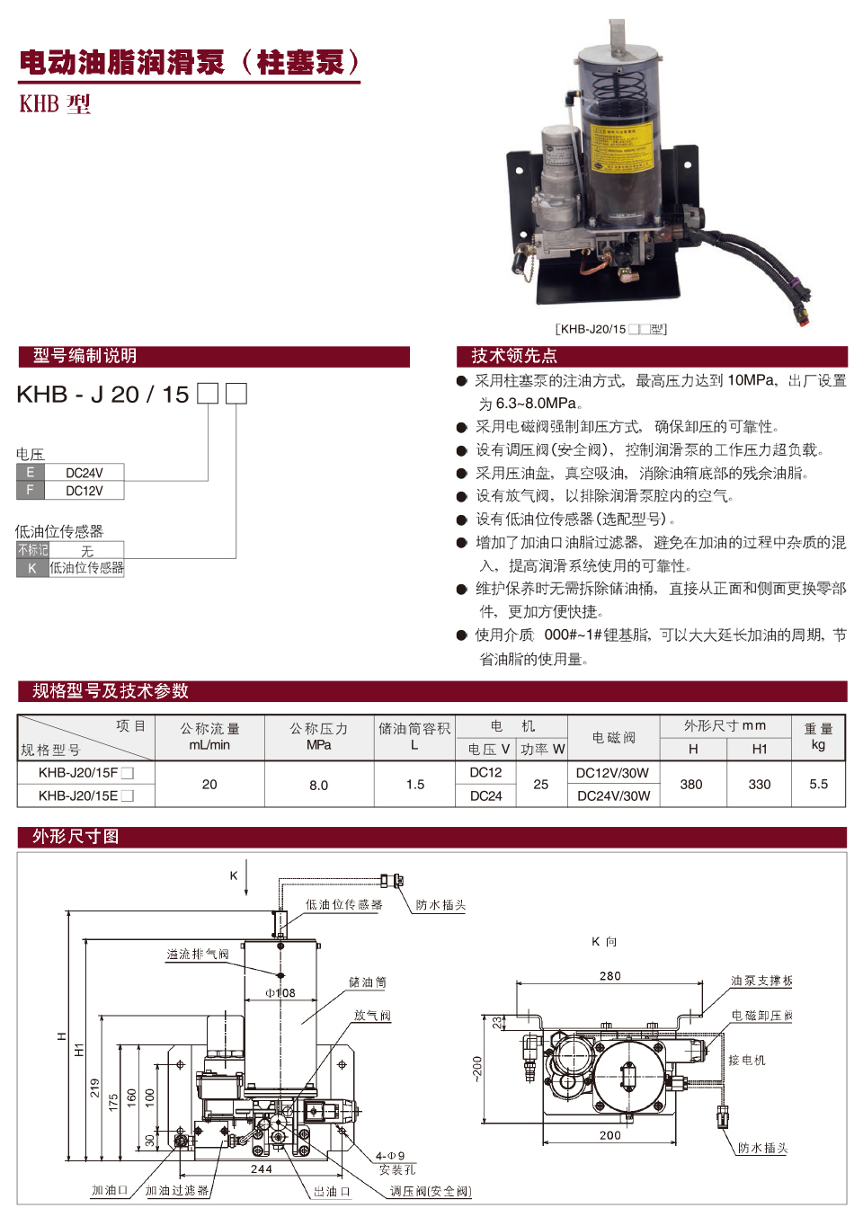 電動(dòng)油脂潤滑泵(柱塞泵)KHB-J20-15型參數(shù).jpg